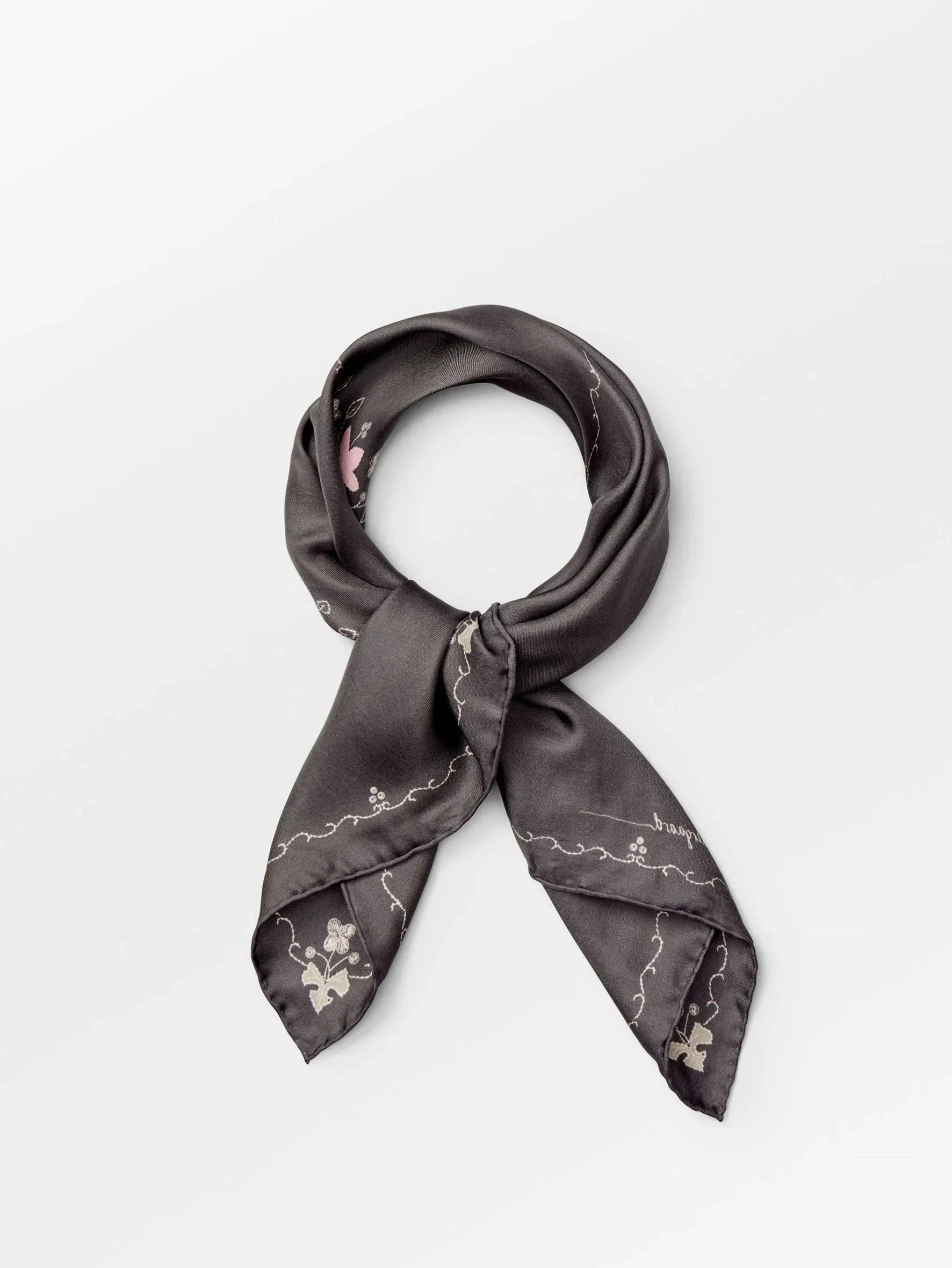 Becksondergaard Brodaria Sia Scarf in Forged Iron Gray