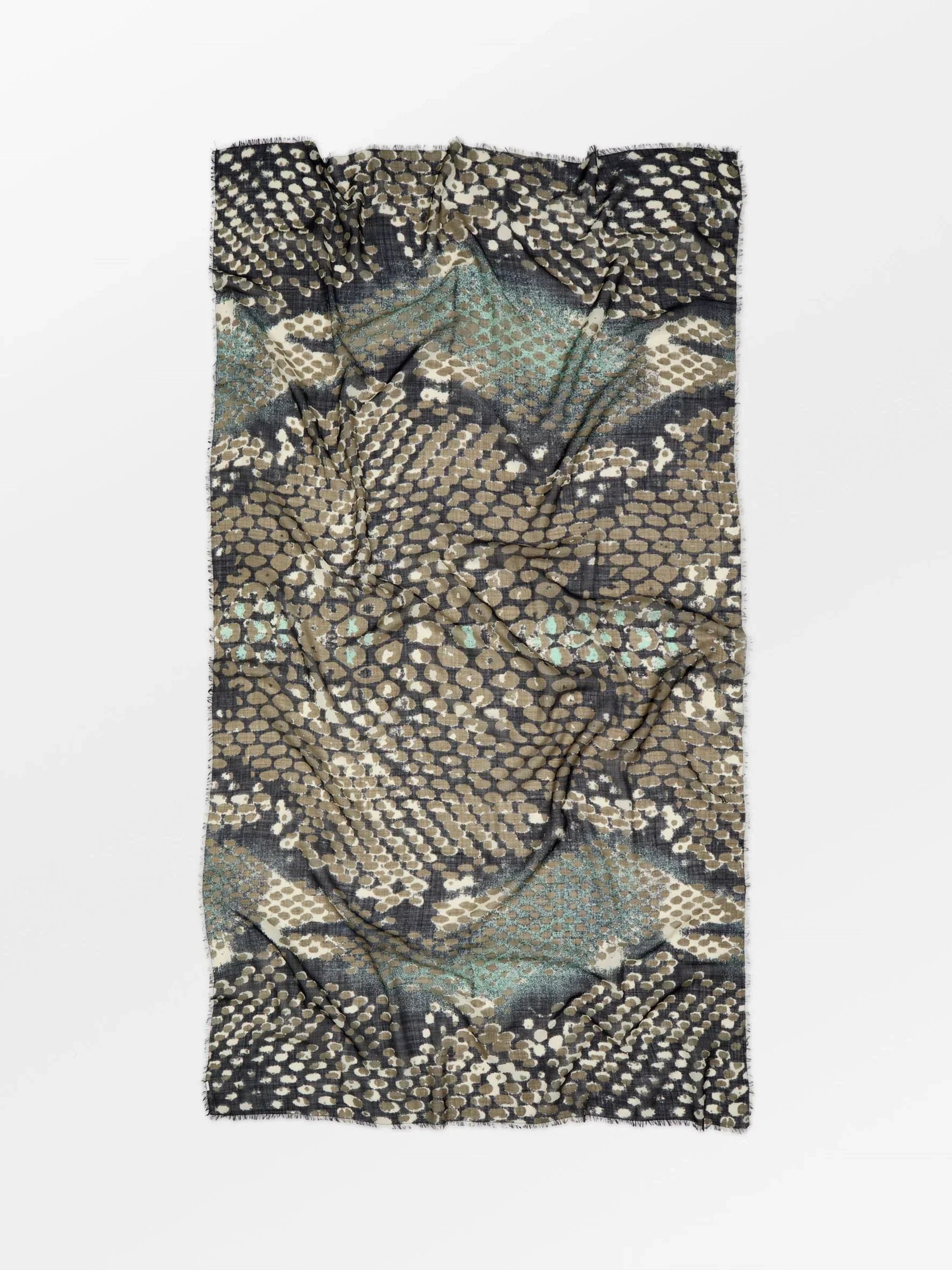 Becksondergaard Roslyna Wool Scarf in Navy