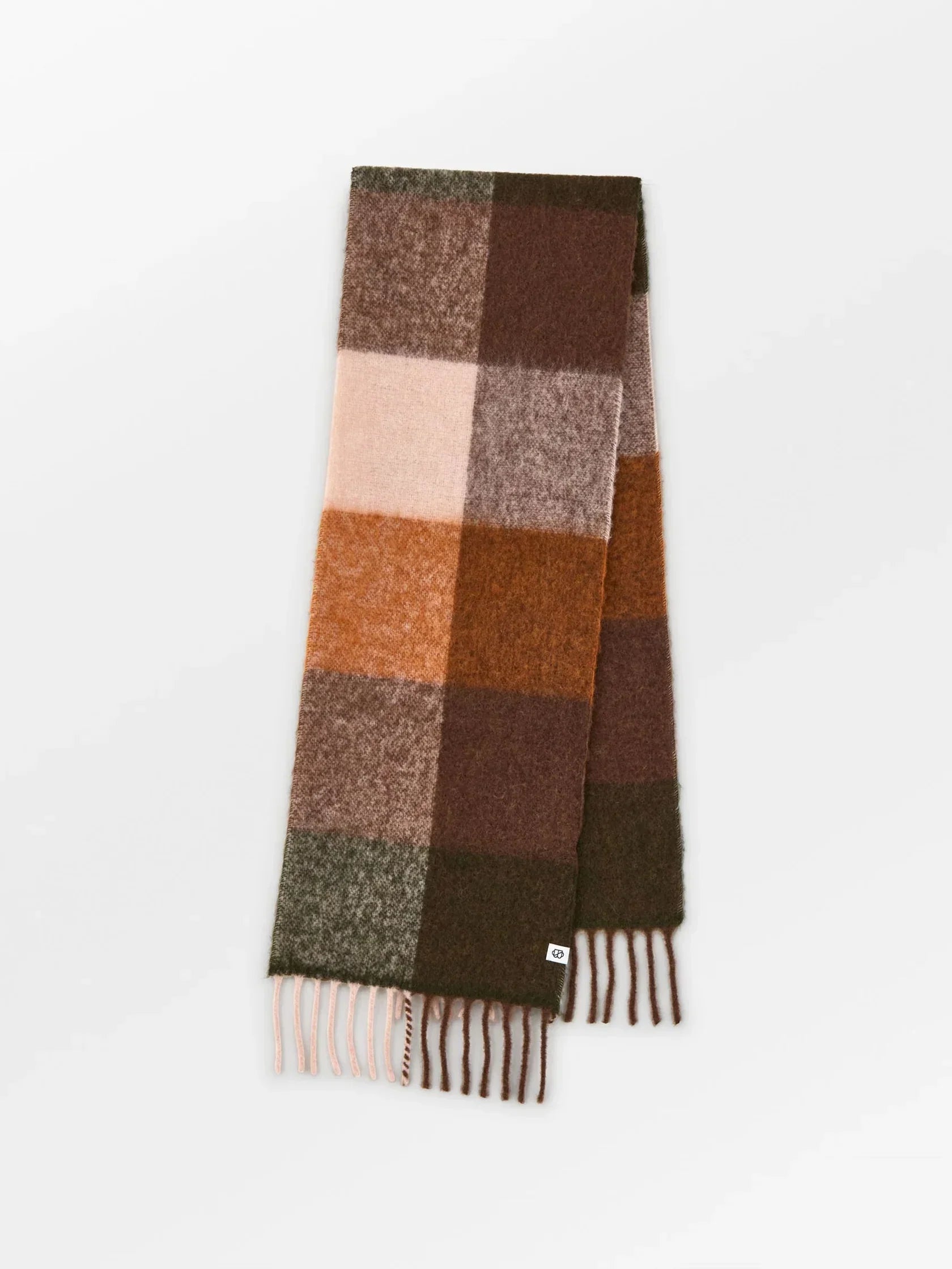 Becksondergaard Checkavanna Scarf in Hot Fudge