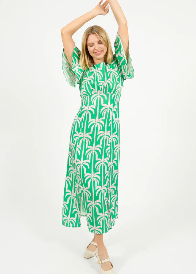 Primrose Park Gini Dress in Palm Tower Green