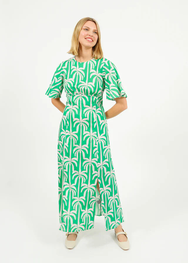 Primrose Park Gini Dress in Palm Tower Green