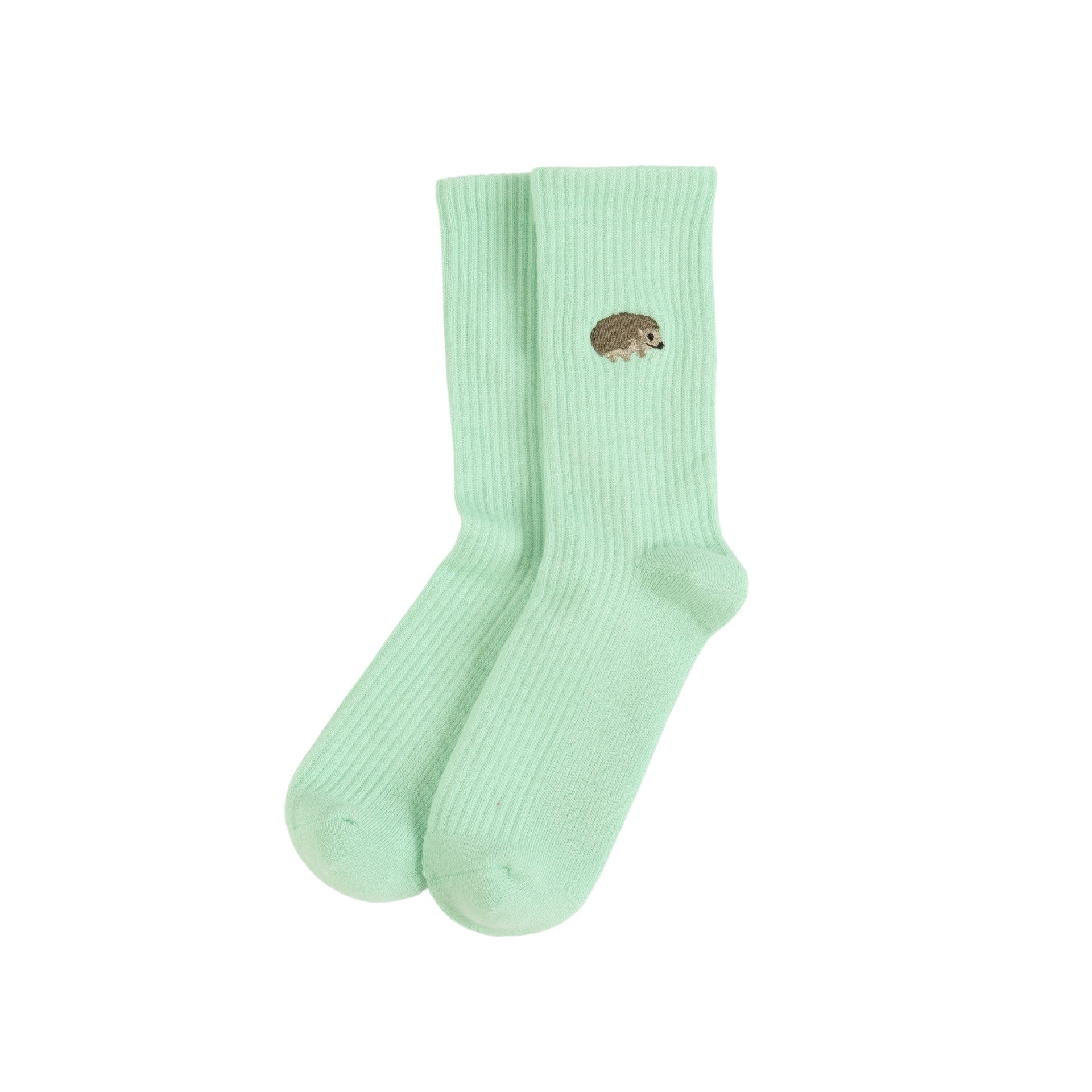 Bare Kind Save the Hedgehog Bamboo Ribbed Socks