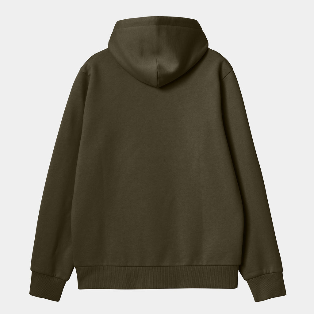 Carhartt WIP Mens Script Embroidery Hoodie - Cypress