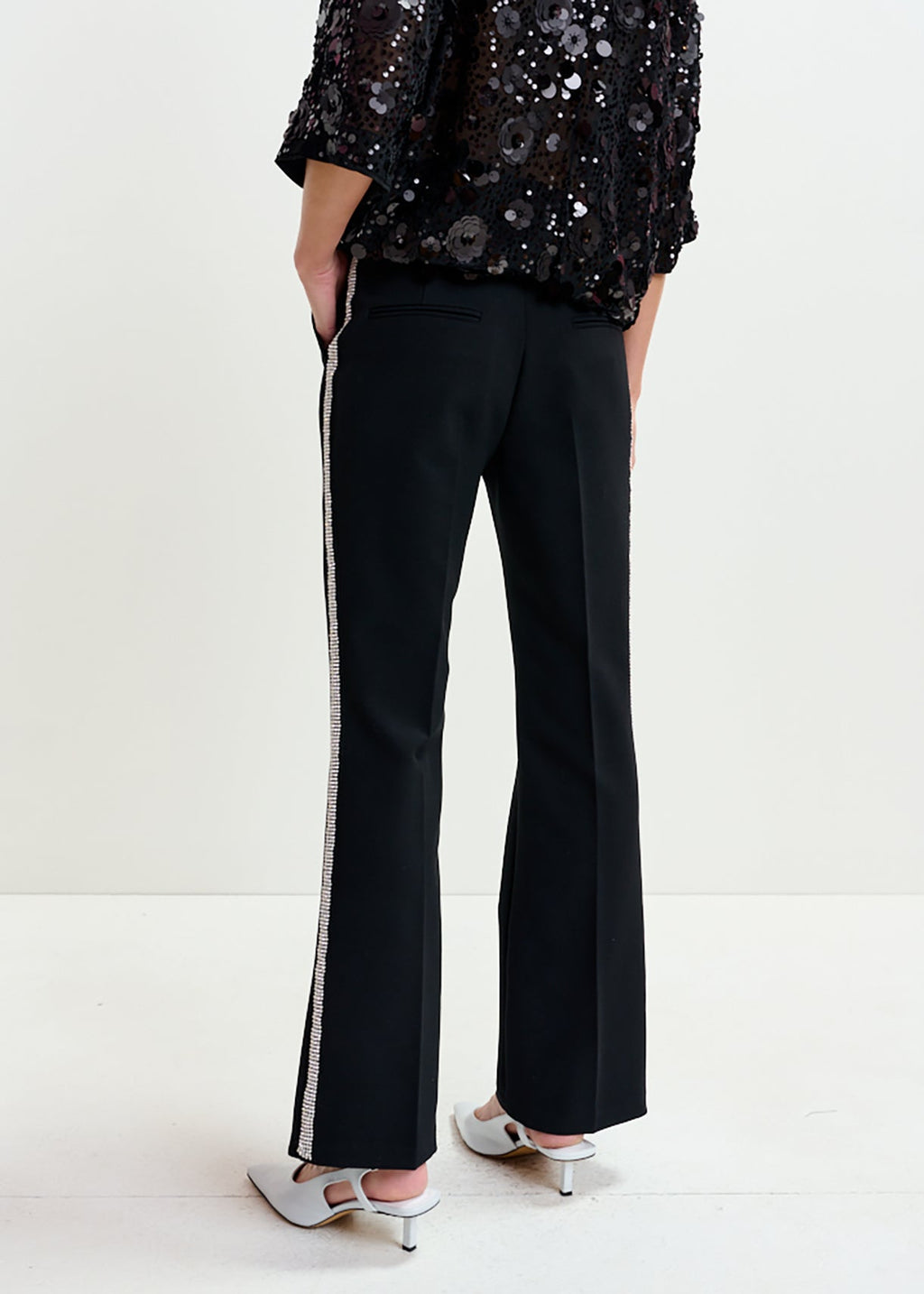 Ibell rhinestone tap pants