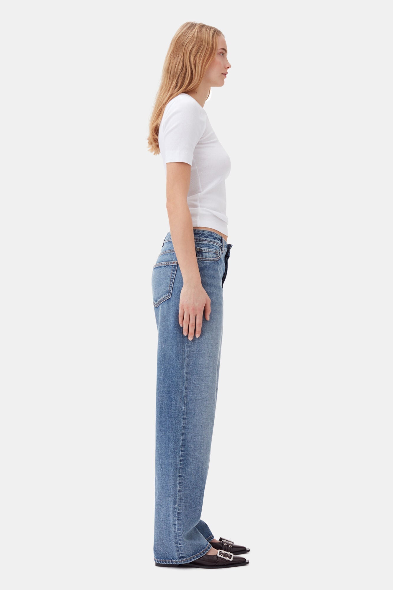 Soft Cotton Rib Short Sleeve T-Shirt