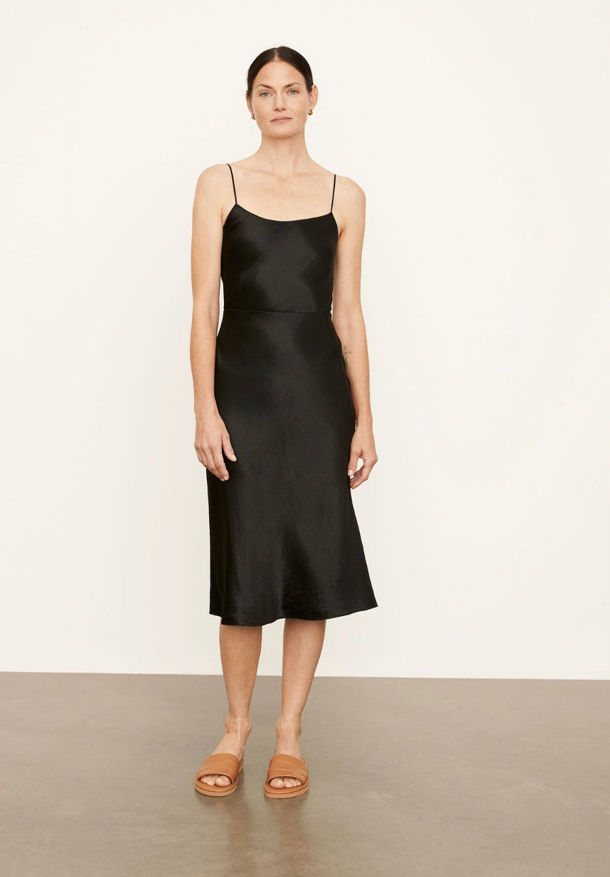 Vince Satin Slip Skirt
