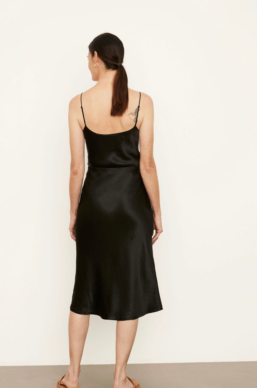 Vince Satin Slip Skirt