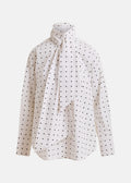 Essentiel Antwerp Imoverit Pussy Bow Tie Shirt in Off White