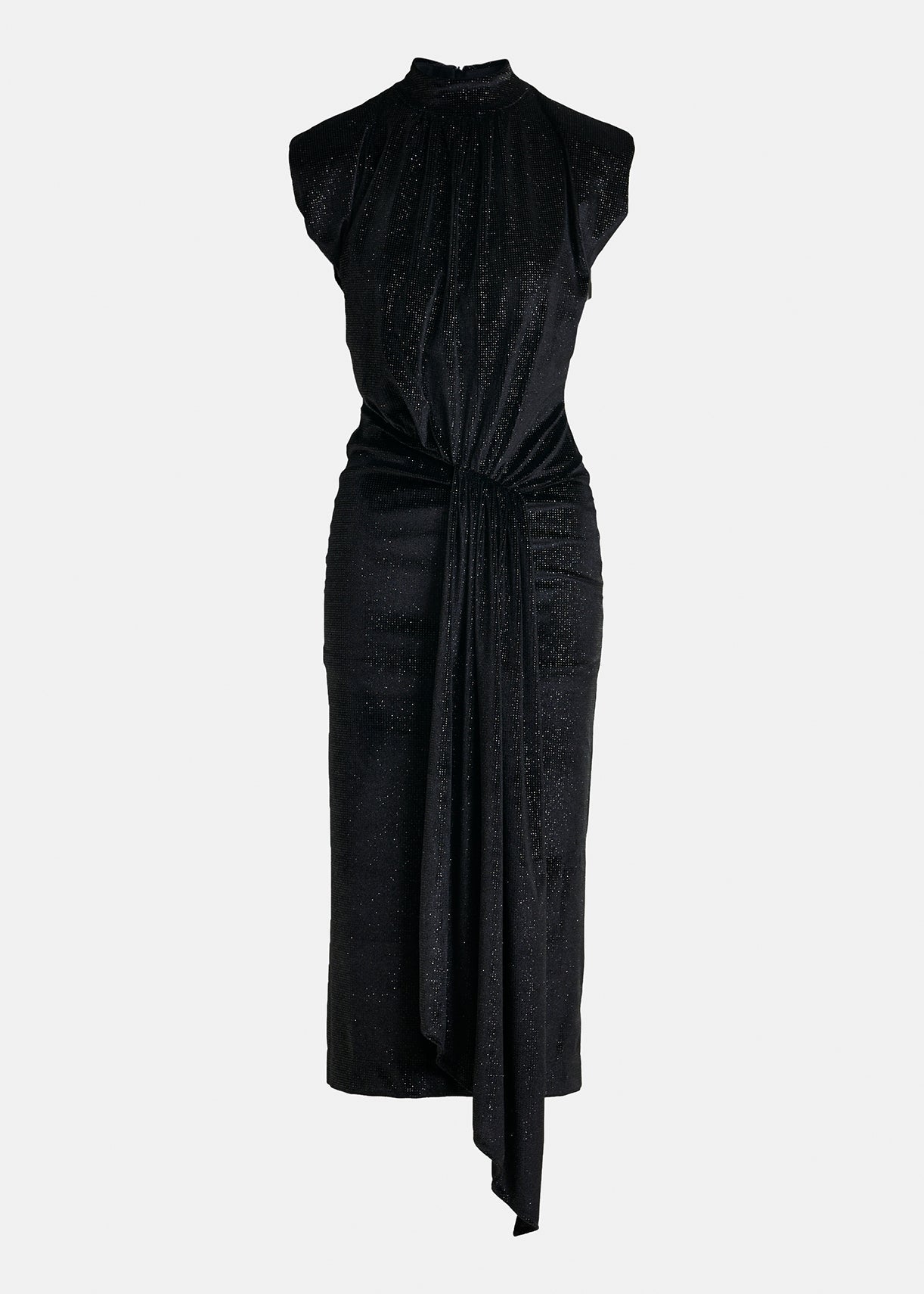 Inche velvet jersey midi dress