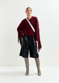 Itop faux leather shorts