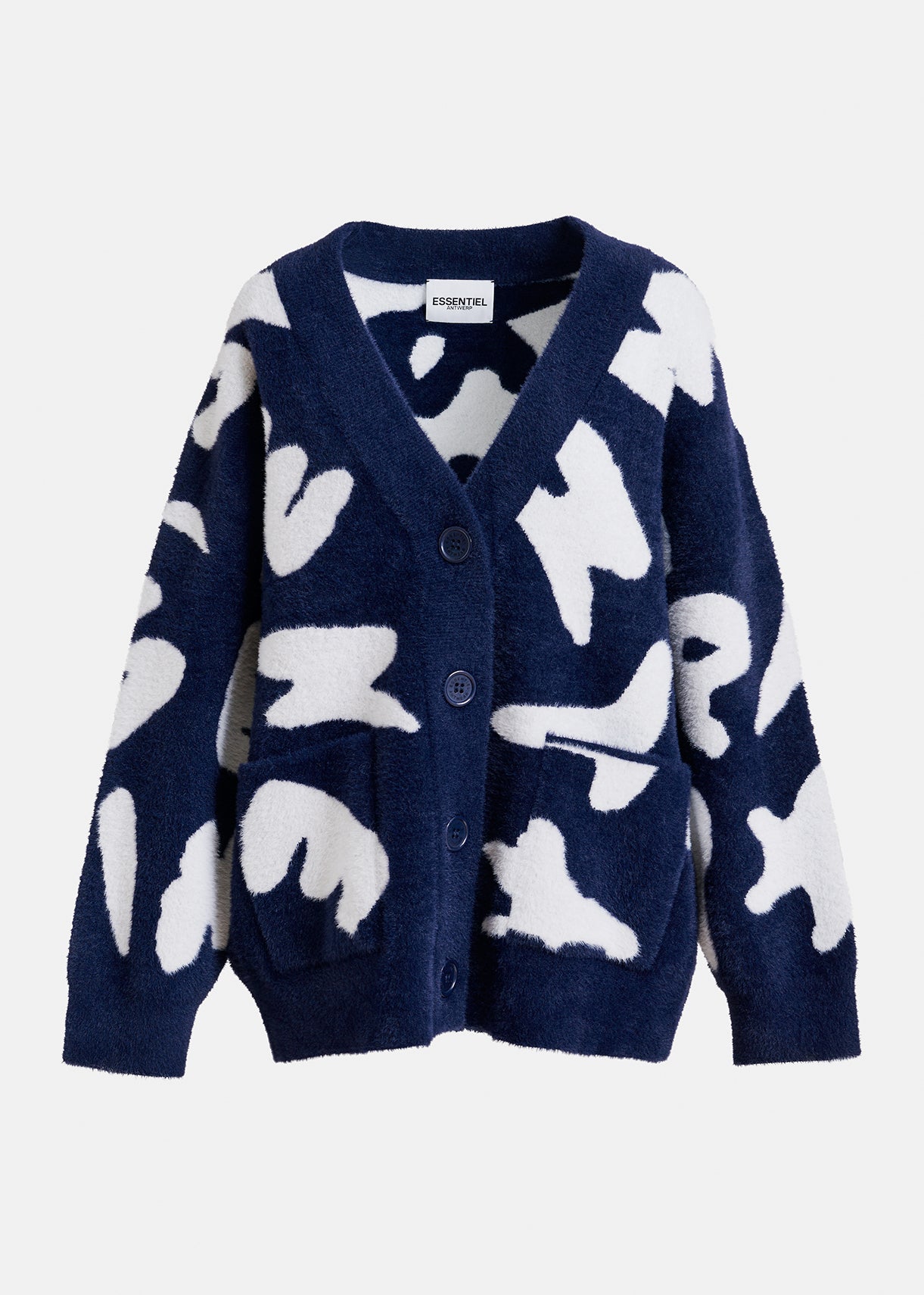 Essentiel Jarden letters knit cardigan