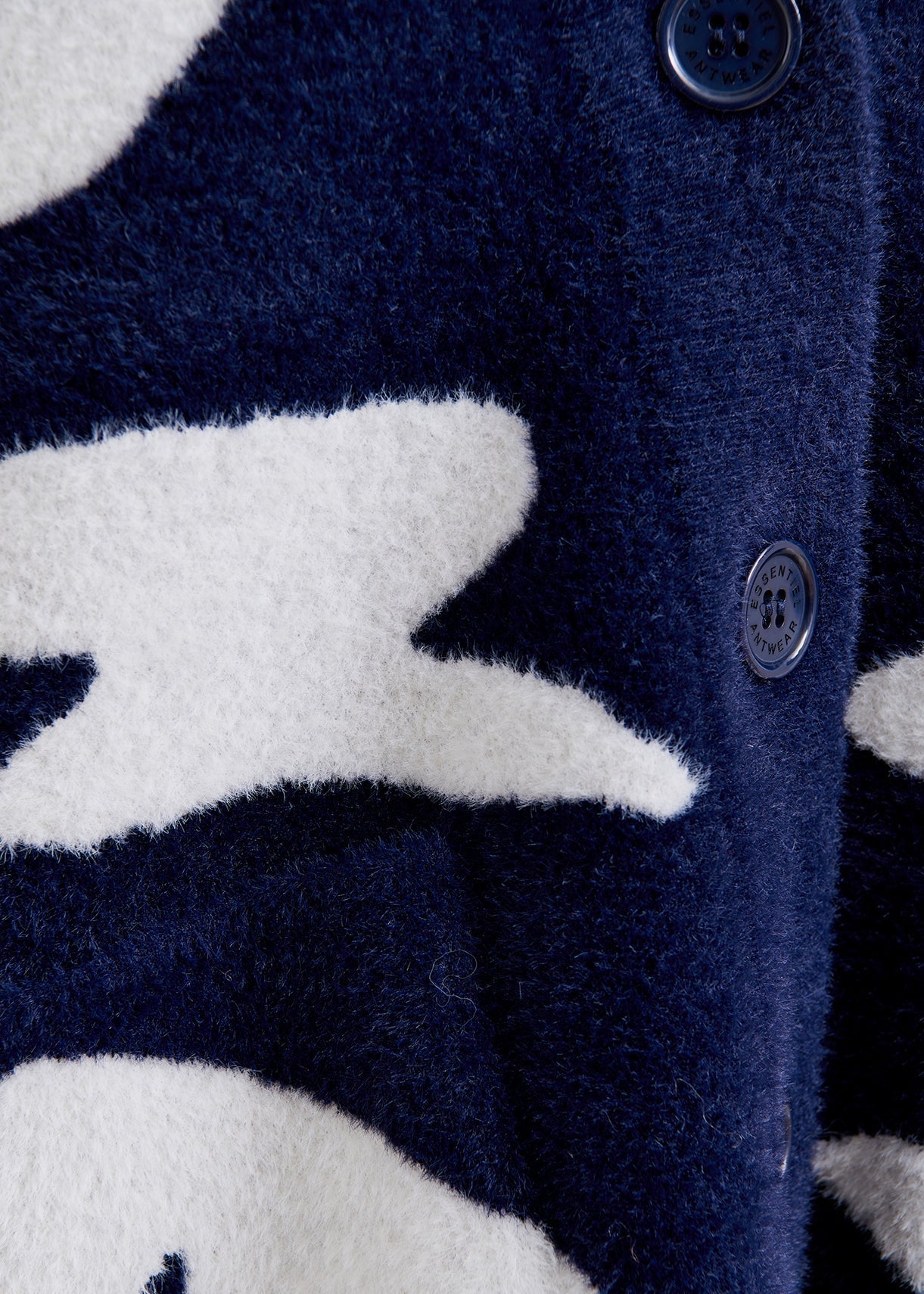 Essentiel Jarden letters knit cardigan