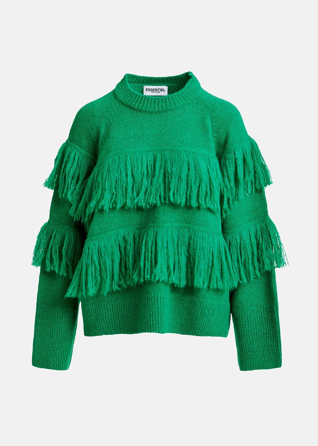 Essentiel Johns pullover with fringes