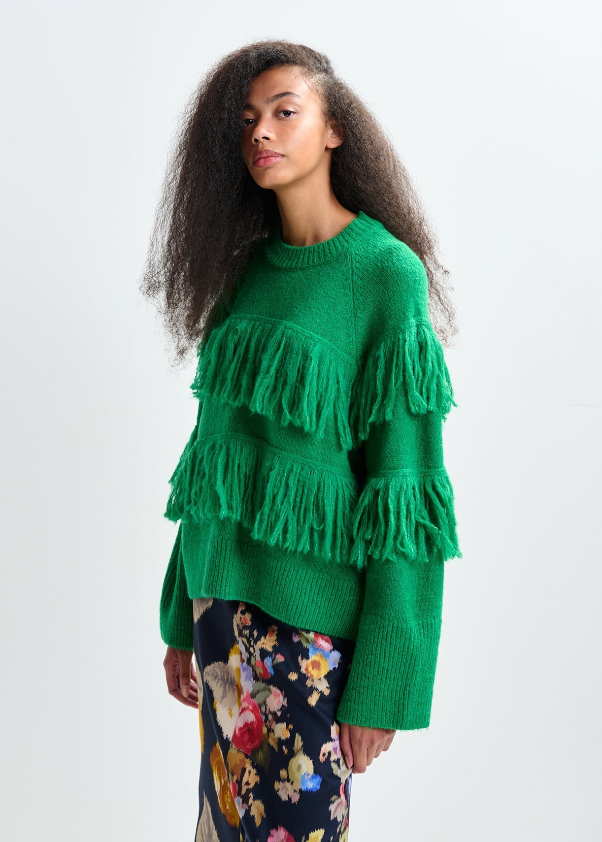 Essentiel Johns pullover with fringes
