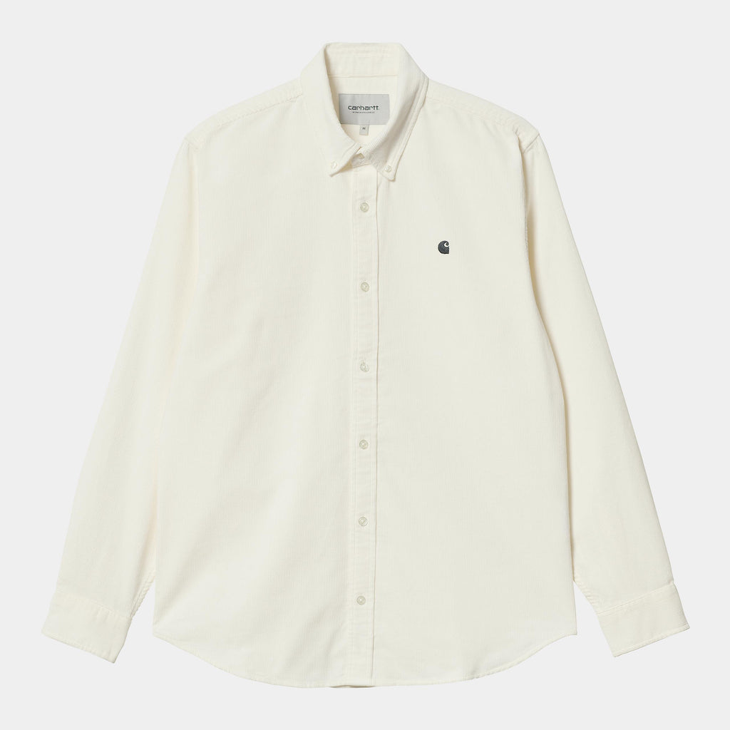 Carhartt WIP Mens Madison Fine Cord Shirt - Wax