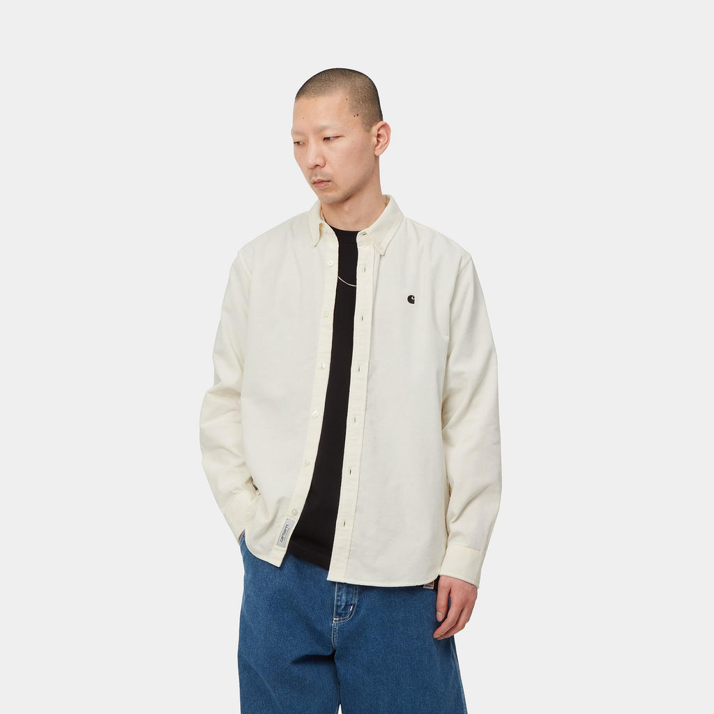 Carhartt WIP Mens Madison Fine Cord Shirt - Wax