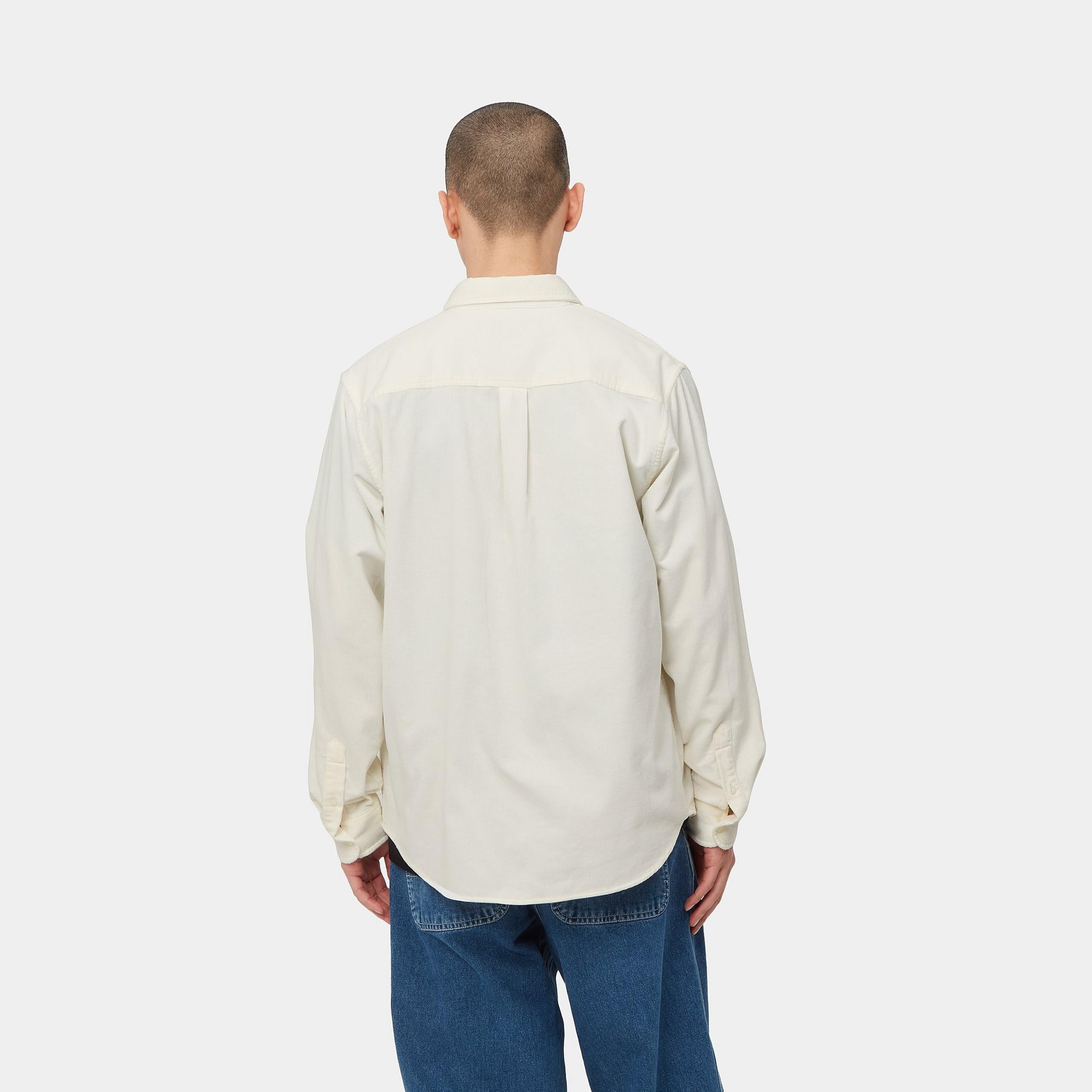 Carhartt WIP Mens Madison Fine Cord Shirt - Wax