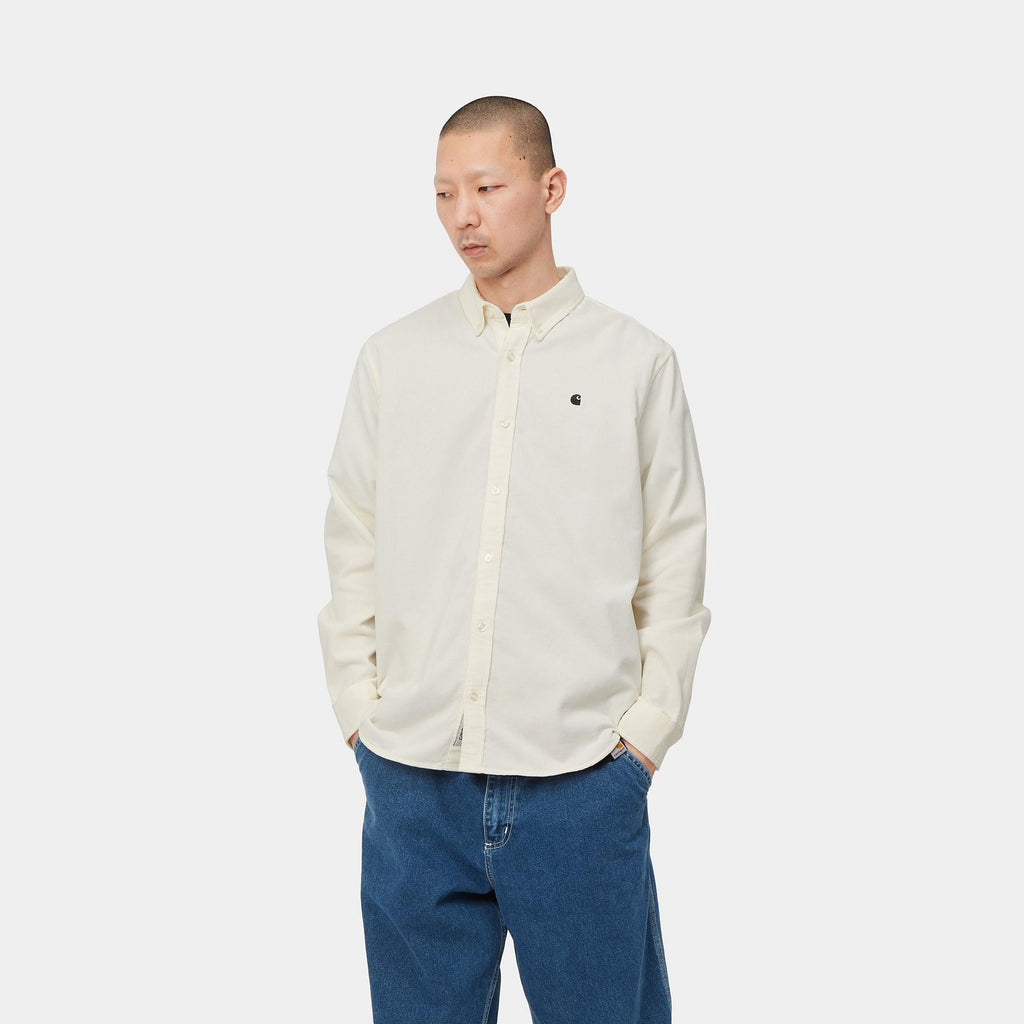 Carhartt WIP Mens Madison Fine Cord Shirt - Wax