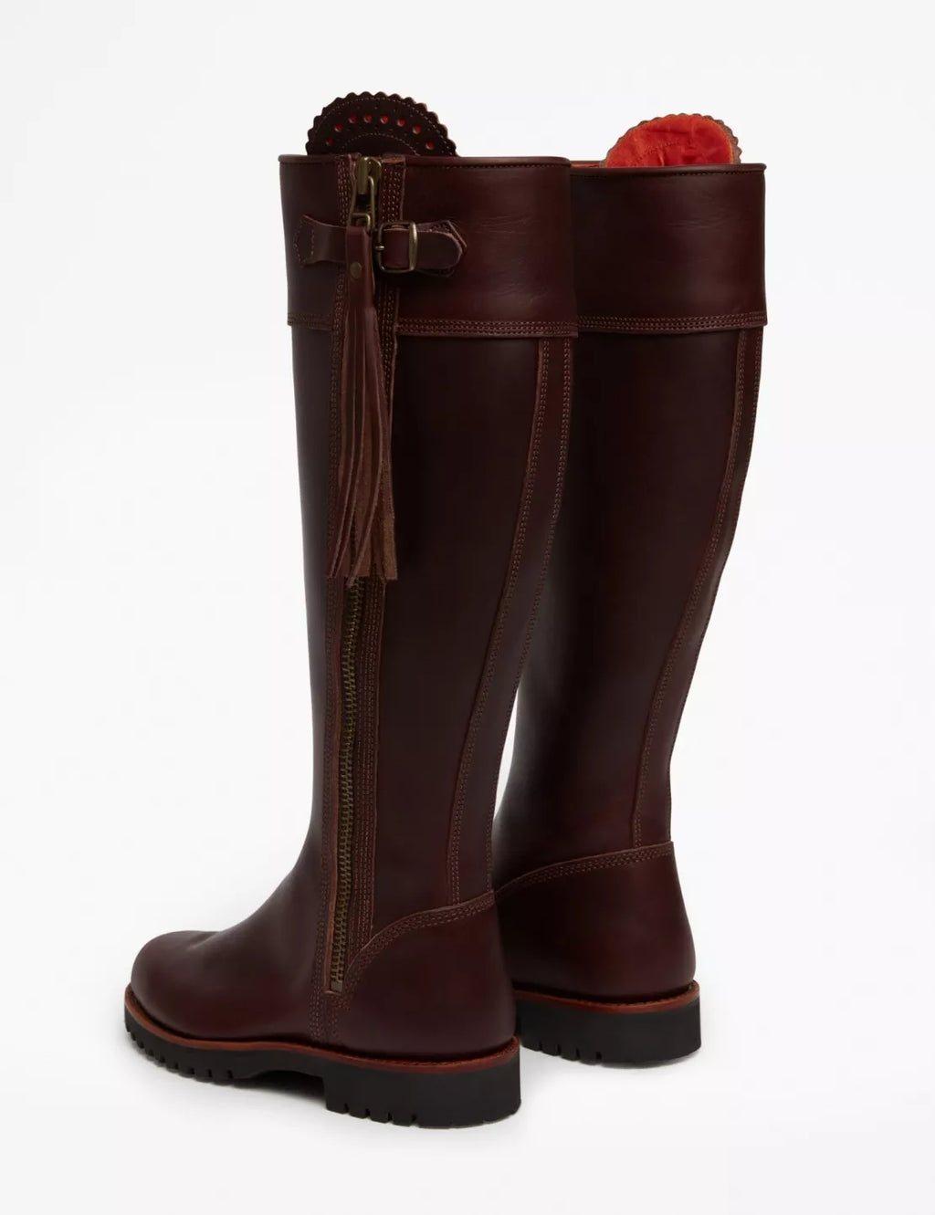 Penelope Chilvers Long Tassel Boot in Conker