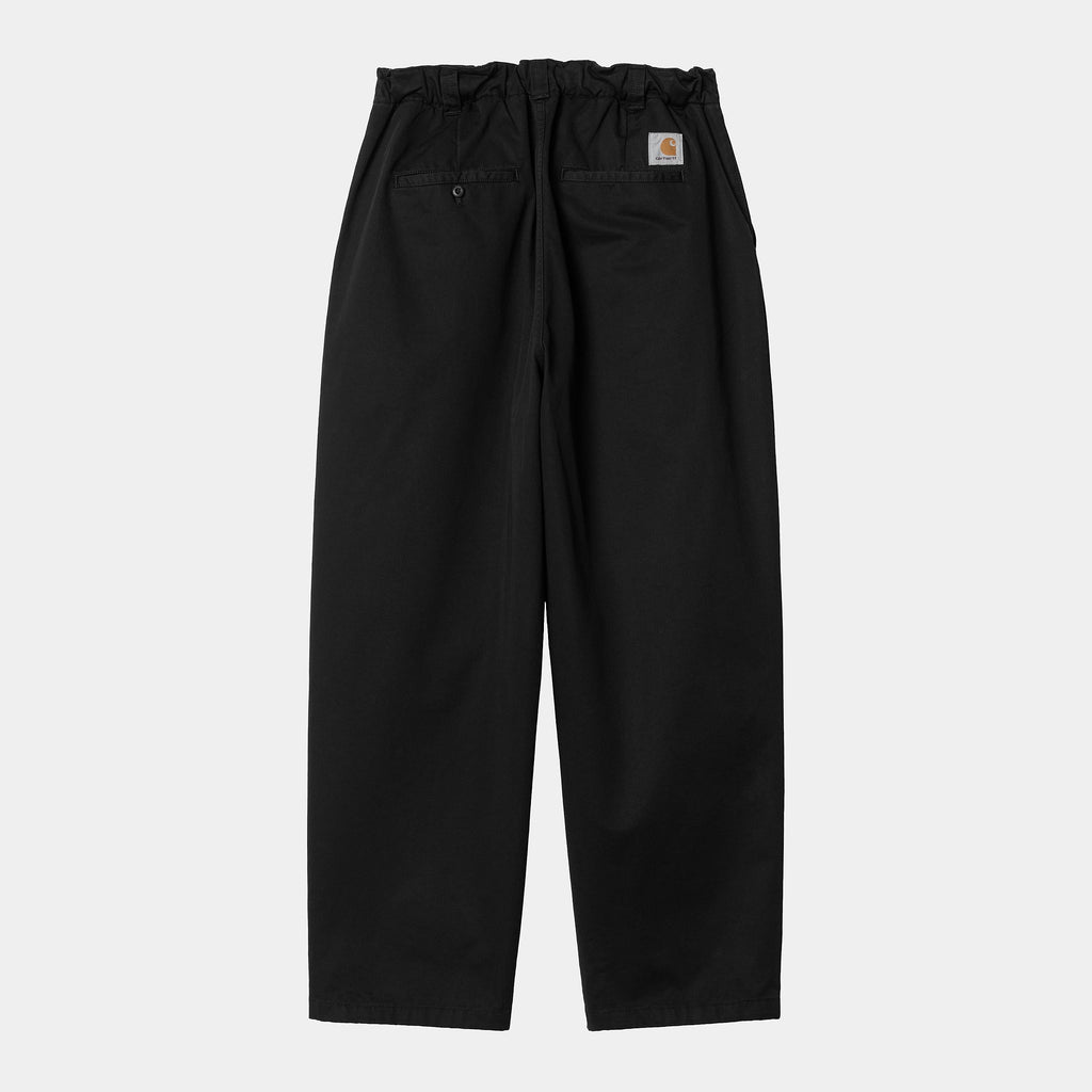 Carhartt WIP Mens Marv Lenexa Twill Pant - Black Stone Washed