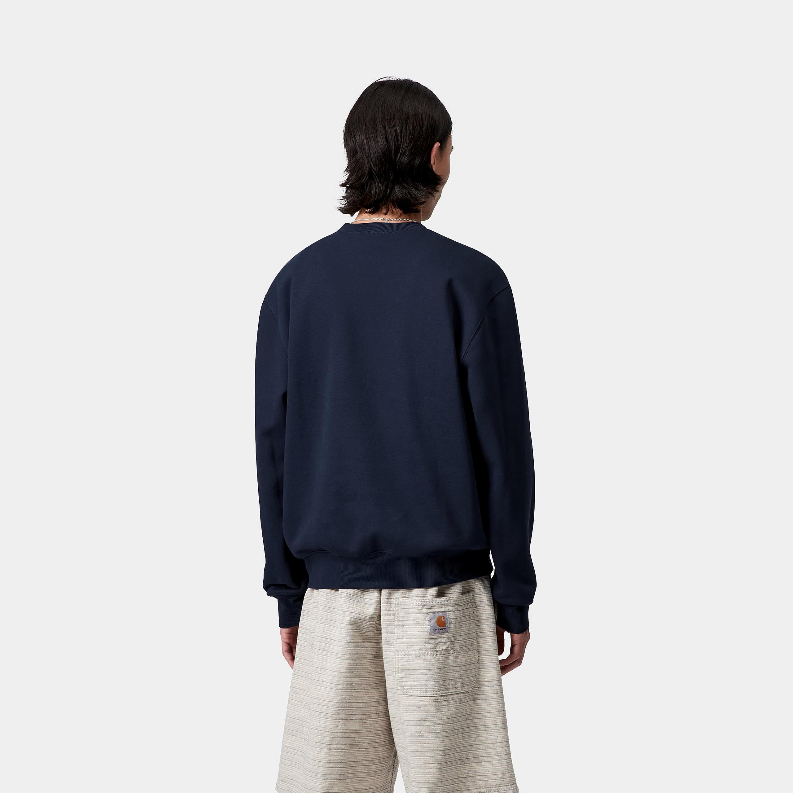 Carhartt WIP Mens Masterpiece Sweatshirt | Air Force Blue