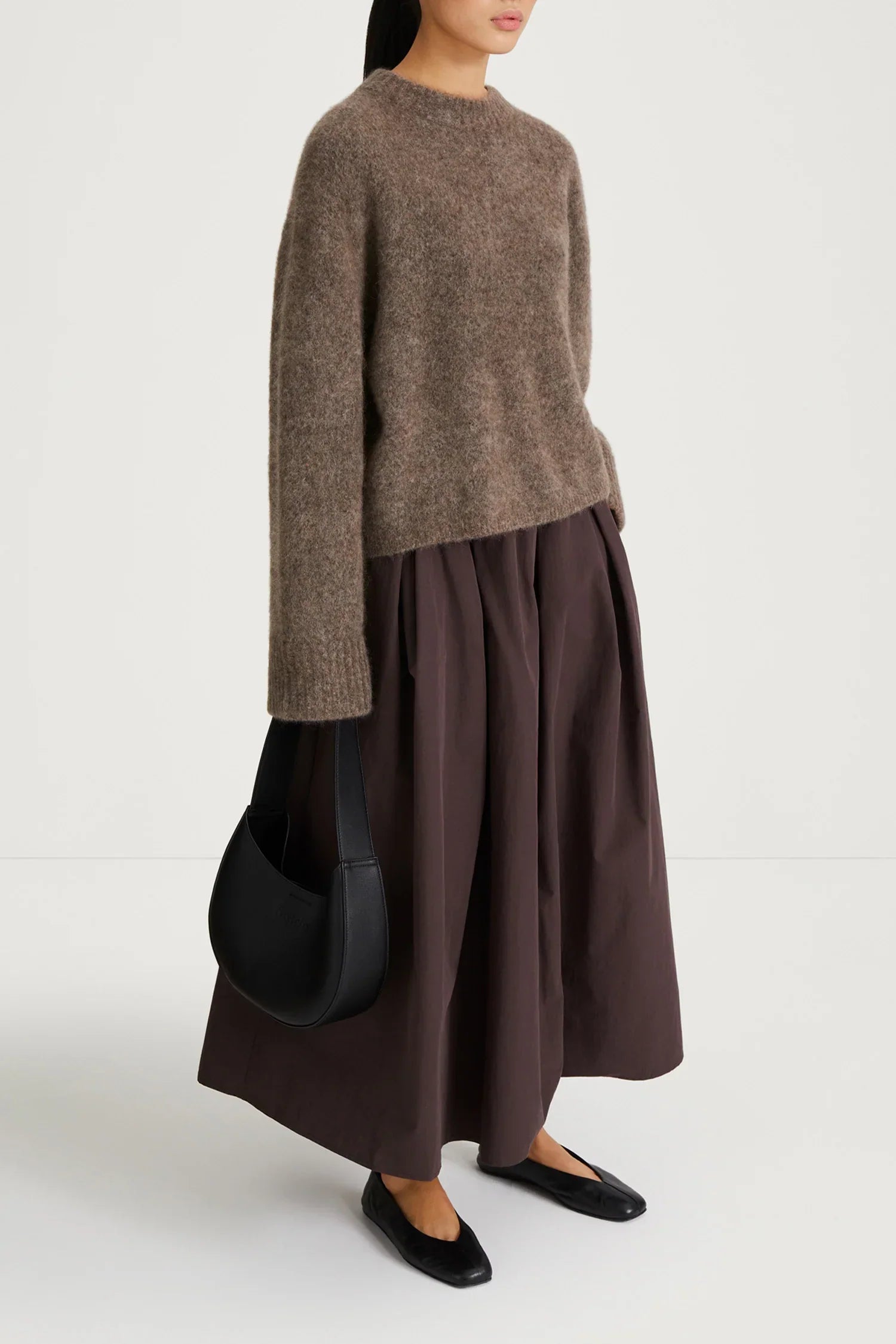 StyleIn Sorina Skirt in Coffee