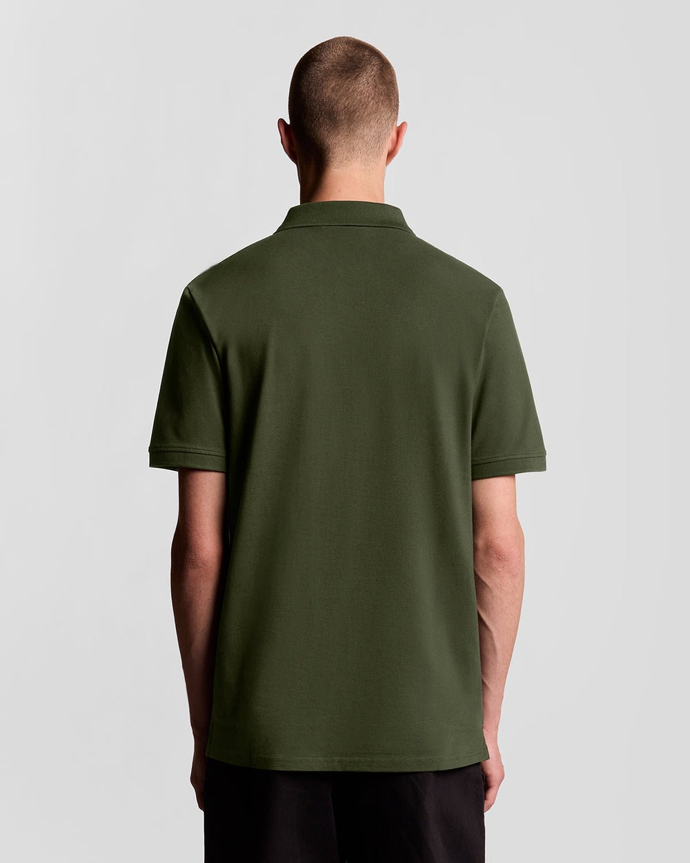 Lyle & Scott Mens Cotton Polo Shirt | Olive