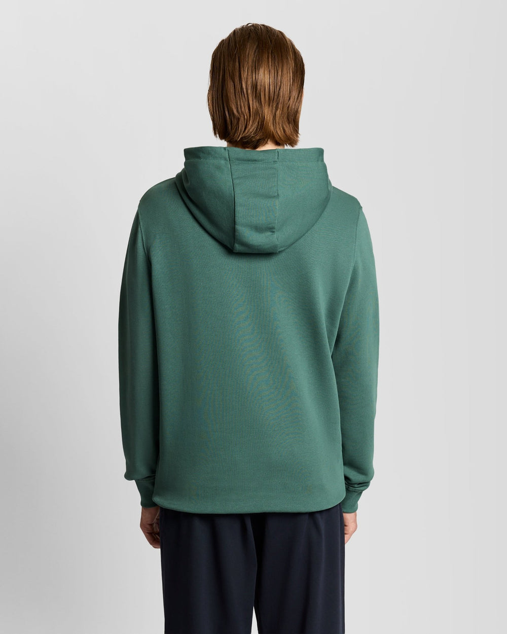 Lyle & Scott Mens Loopback Cotton Hoodie | Everglade