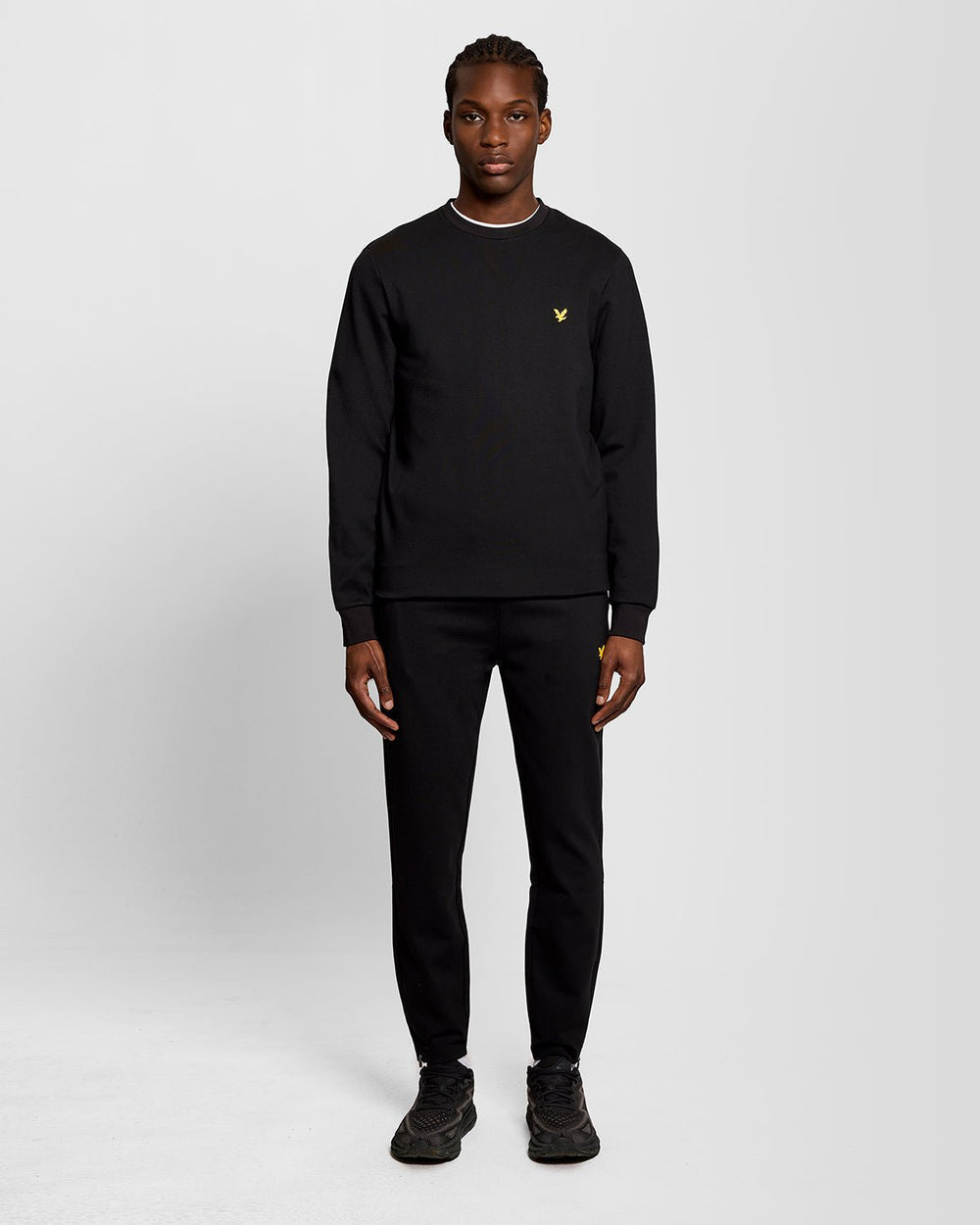 Lyle & Scott Mens Sports Lightweight Sweatshirt | Jet Black