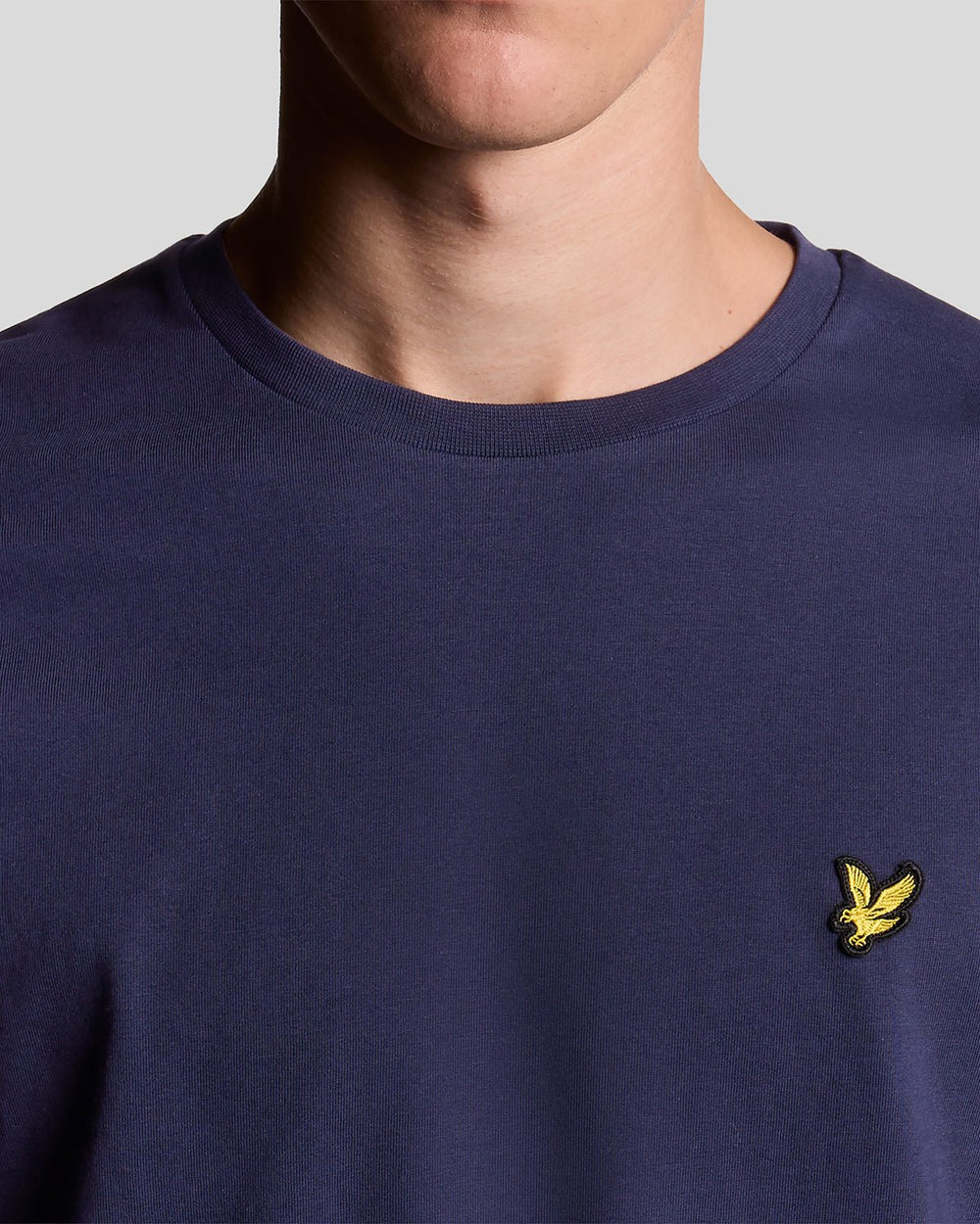 Lyle & Scott Mens Long Sleeve Cotton T-Shirt | Navy