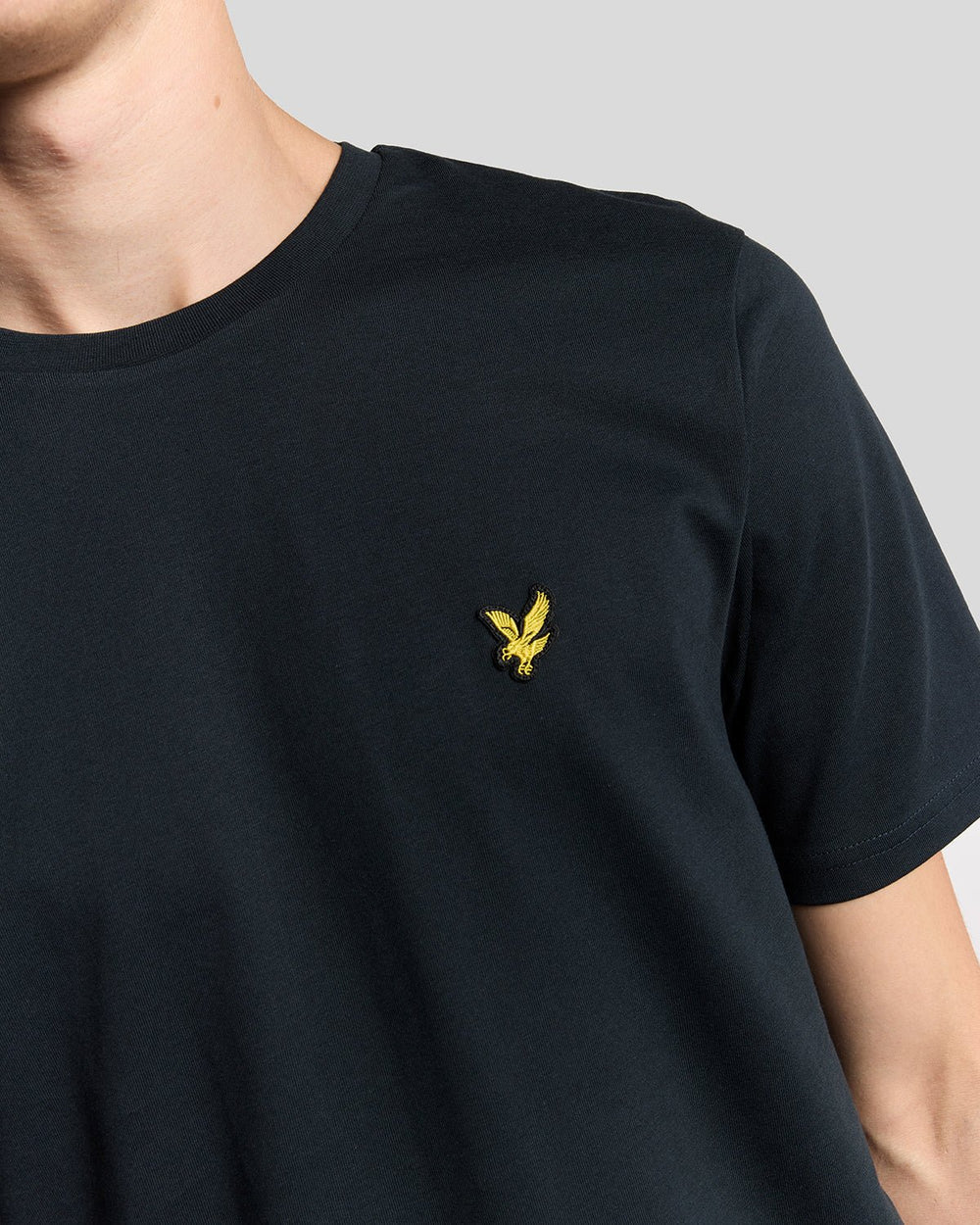 Lyle & Scott Mens Cotton Crew Neck T-Shirt | Dark Navy