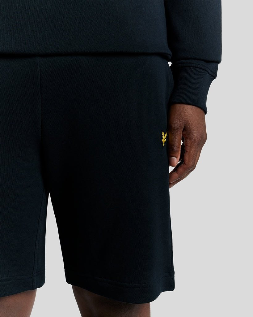 Lyle & Scott Mens Cotton Sweat Shorts | Dark Navy