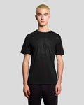 Lyle & Scott Mens Sports Redefined Graphic Logo T-Shirt | Jet Black
