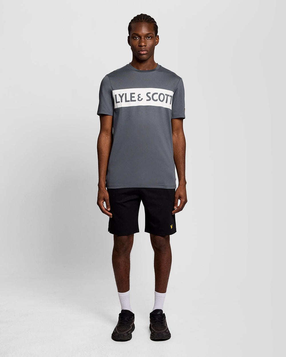 Lyle & Scott Mens Sports Chest Logo T-Shirt | Turbulence