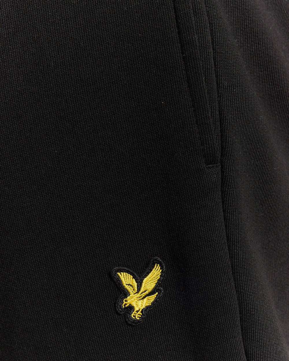 Lyle & Scott Mens Straight Leg Cotton Joggers | Jet Black