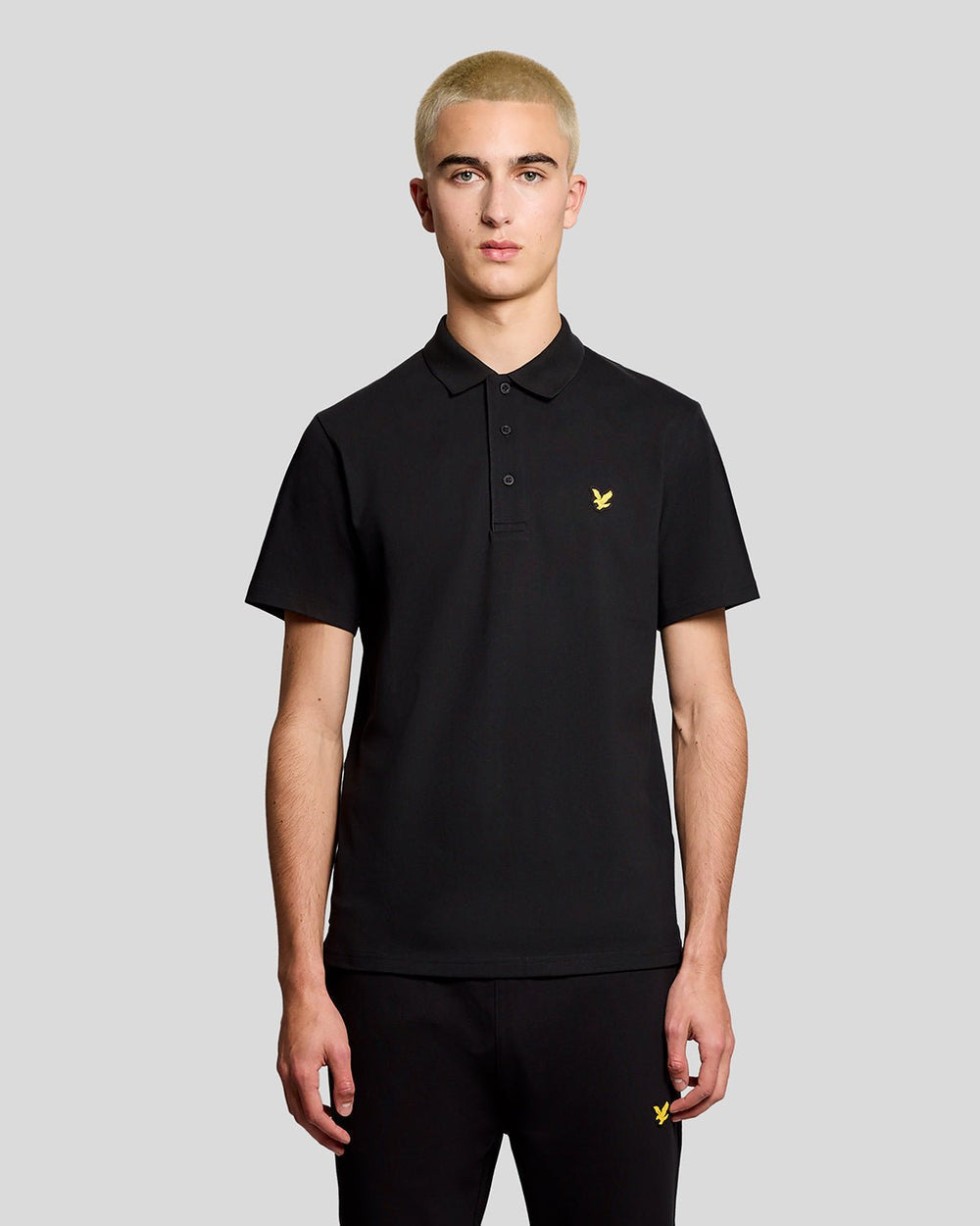 Lyle & Scott Mens Sports Core Polo Shirt | Jet Black
