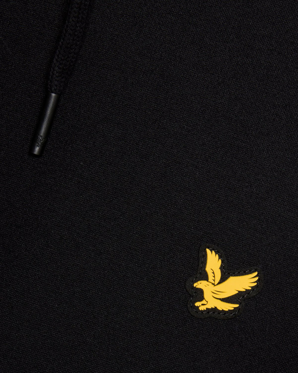 Lyle & Scott Mens Sports Lightweight Hoodie | Jet Black