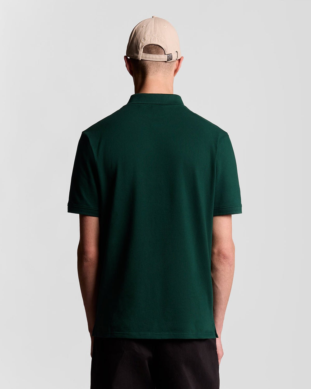 Lyle & Scott Mens Cotton Polo Shirt | Dark Green