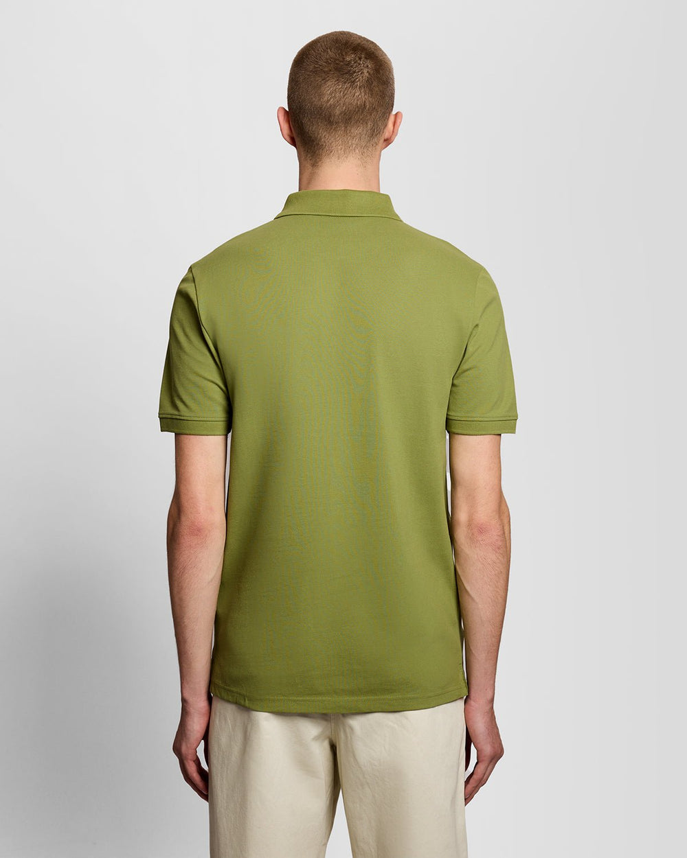 Lyle & Scott Mens Cotton Polo Shirt | Shrub Green