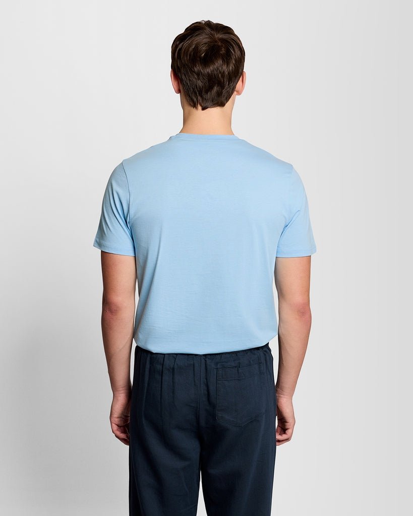 Lyle & Scott Mens Superfine Cotton T-Shirt | Airy Blue
