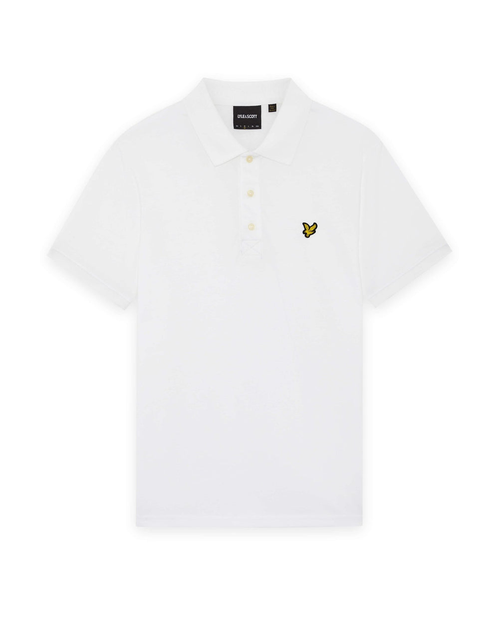 Lyle & Scott Mens Cotton Jersey Polo Shirt | White