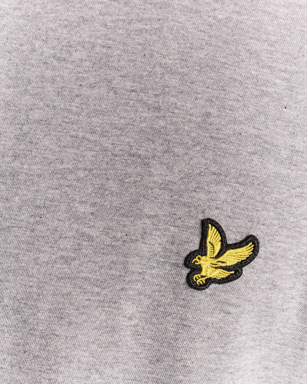 Lyle & Scott Mens Cotton Crew Neck T-Shirt | Mid Grey Marl