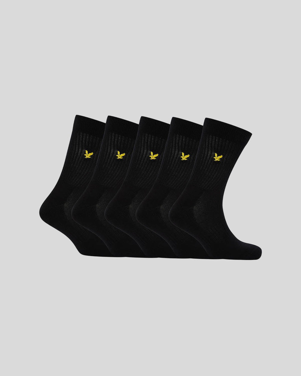 Lyle & Scott Mens Camdyn Socks | 5 Pack | Black