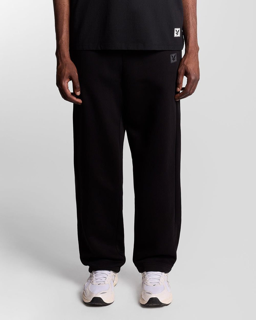 Lyle & Scott Mens Lounge Straight Leg Jogger | Jet Black