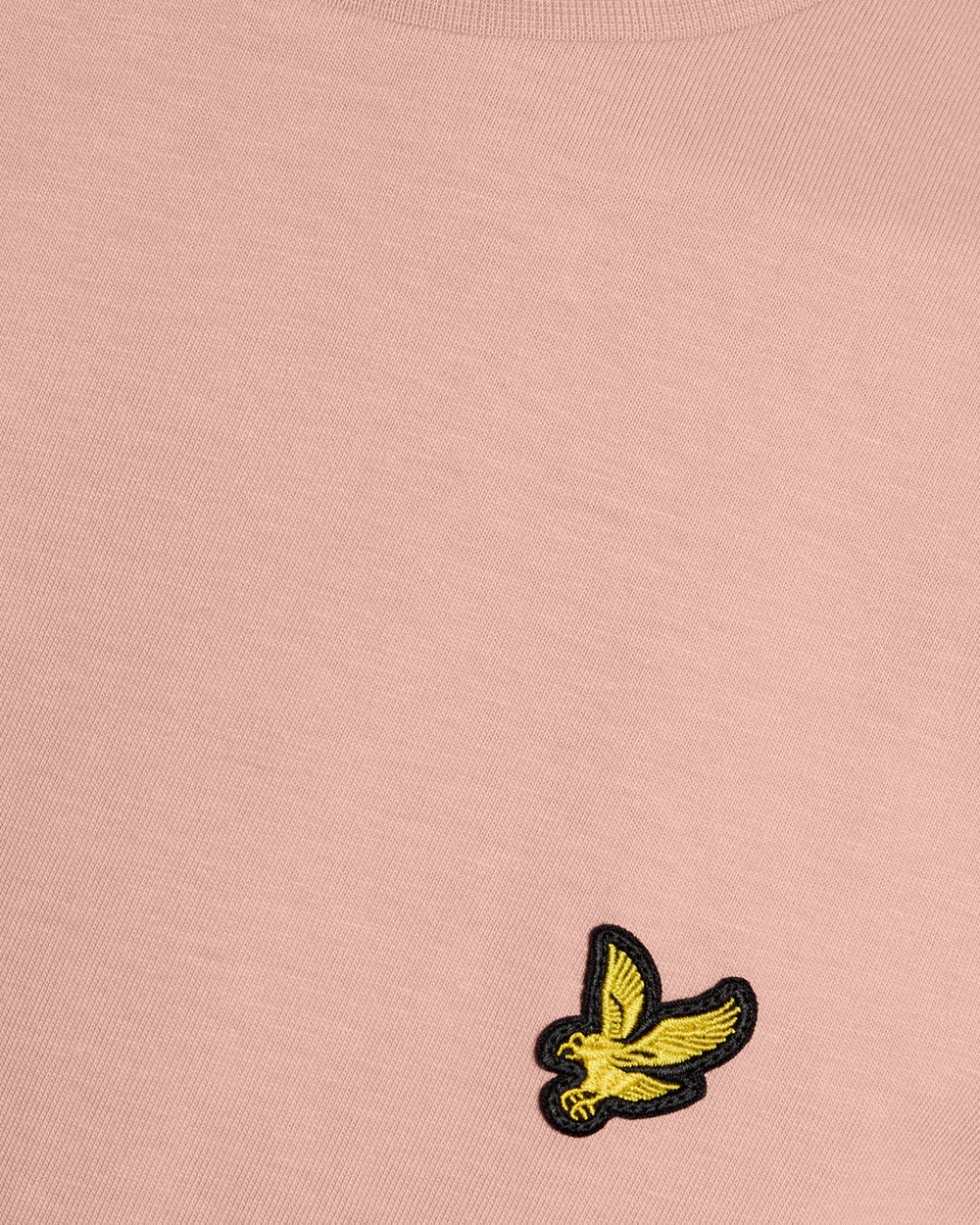 Lyle & Scott Mens Cotton Crew Neck T-Shirt | Pink Grapefruit
