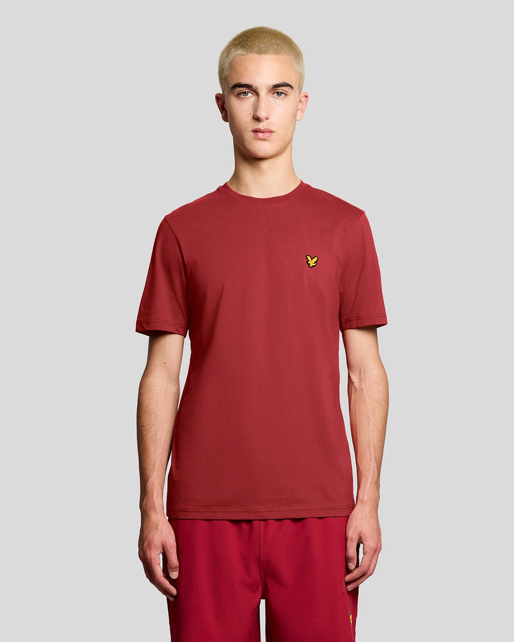 Lyle & Scott Mens Sports Short Sleeve T-Shirt | Garnet