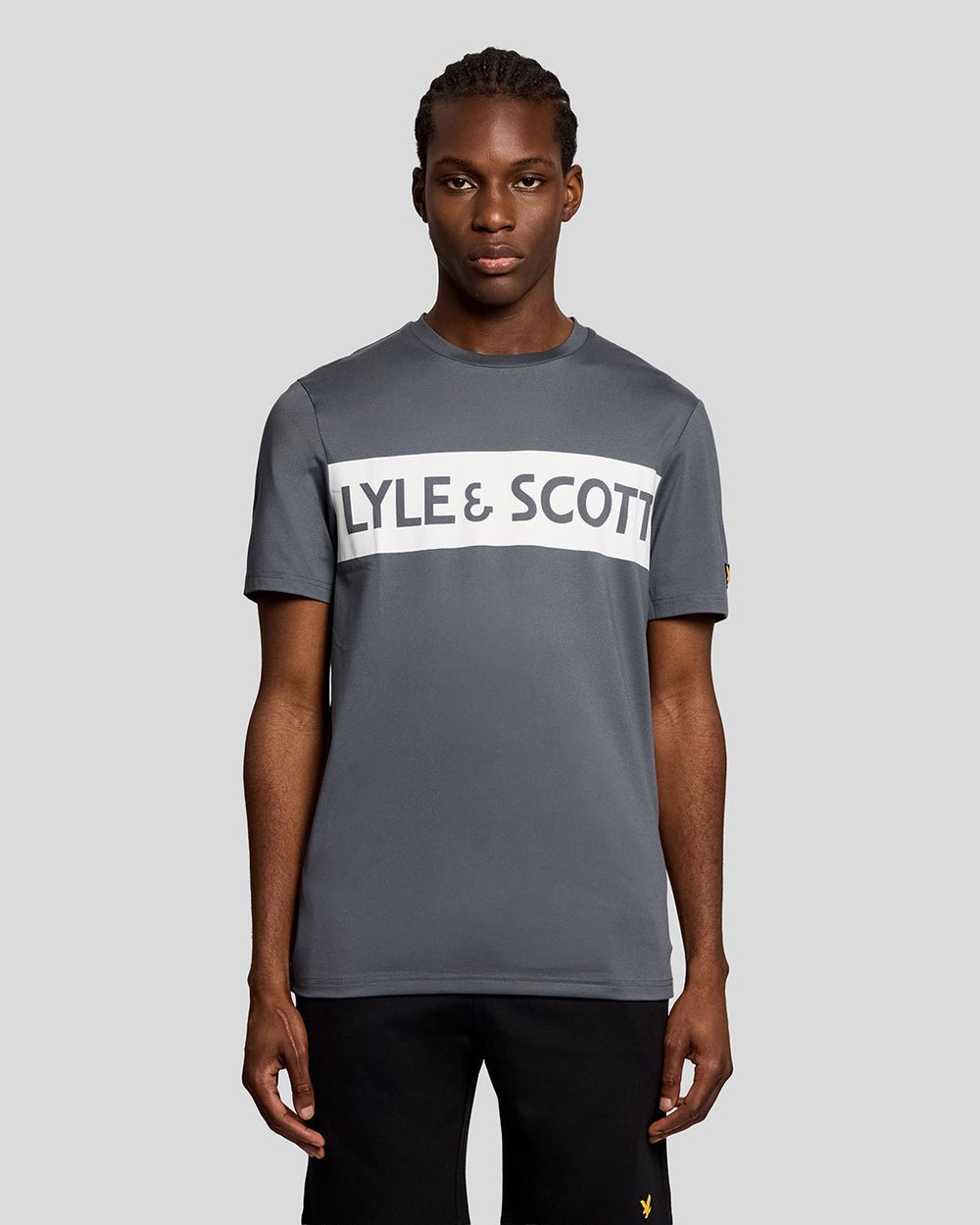 Lyle & Scott Mens Sports Chest Logo T-Shirt | Turbulence