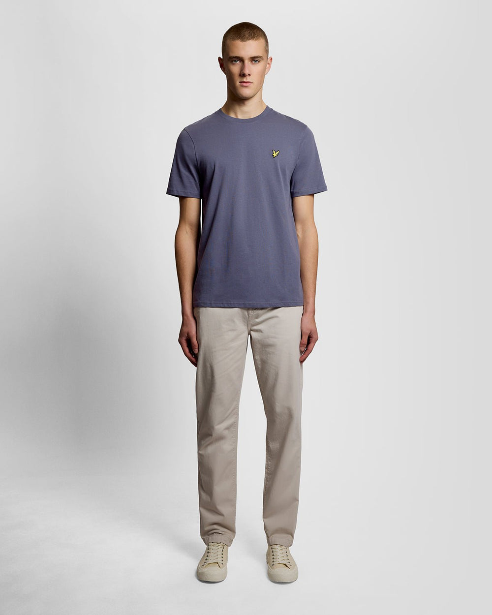 Lyle & Scott Mens Cotton Crew Neck T-Shirt | Greystone