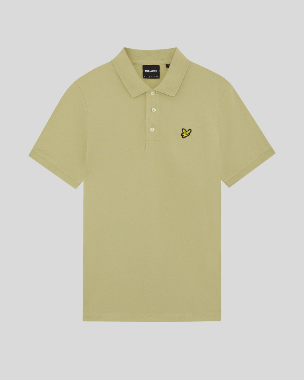 Lyle & Scott Mens Cotton Polo Shirt | Herb Green