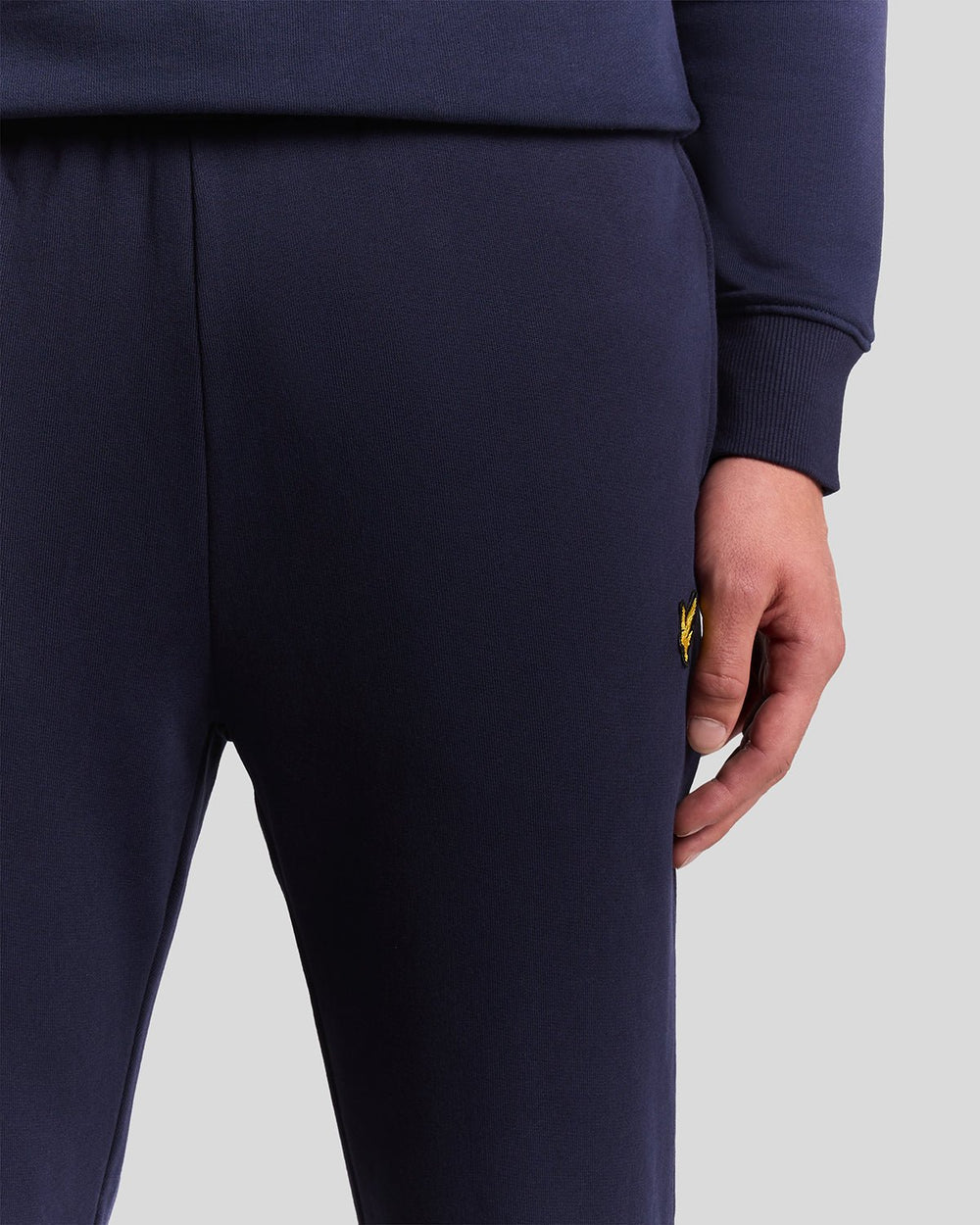 Lyle & Scott Mens Skinny Fit Cotton Joggers | Navy